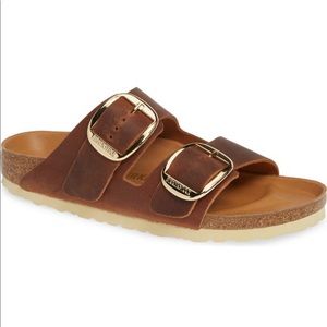 Birkenstock Arizona Big Buckle, Brown. 38